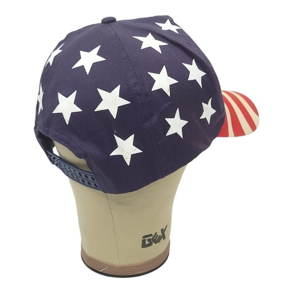 Cobra Star Spangled Banner Flag Cap Snapback Cap Trucker Baseball Hat - Picture 13 of 13